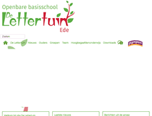 Tablet Screenshot of delettertuin.com